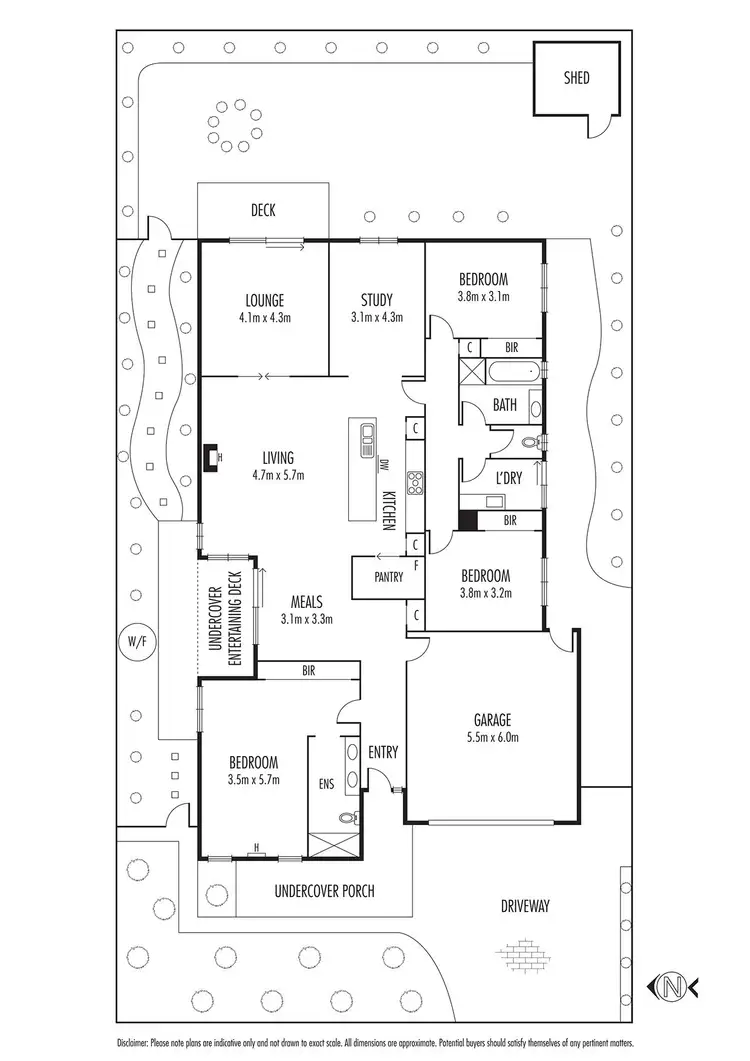 Floorplan of Homely house listing, 6 Creswick Avenue, Eynesbury VIC 3338
