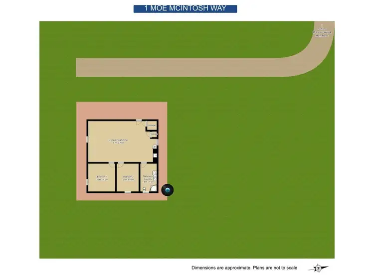 Floorplan of Homely rural property listing, 1 Moe McIntosh Way, Coutts Crossing NSW 2460