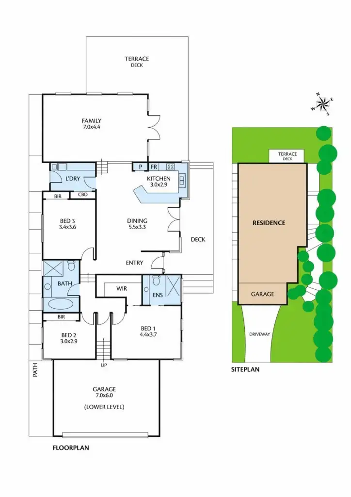 Floorplan of Homely house listing, 10 Law Street, Blairgowrie VIC 3942