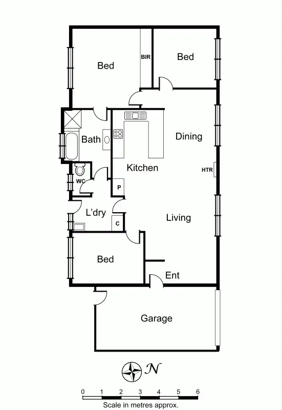 Floorplan of Homely villa listing, 38A Railway Road, Carnegie VIC 3163