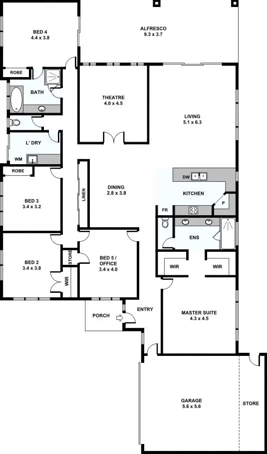 Floorplan of Homely house listing, 29b Hooson Way, Wilson WA 6107