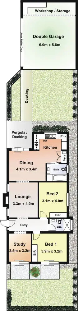 Floorplan of Homely house listing, 4/4 Fourth Avenue, Rosebud VIC 3939