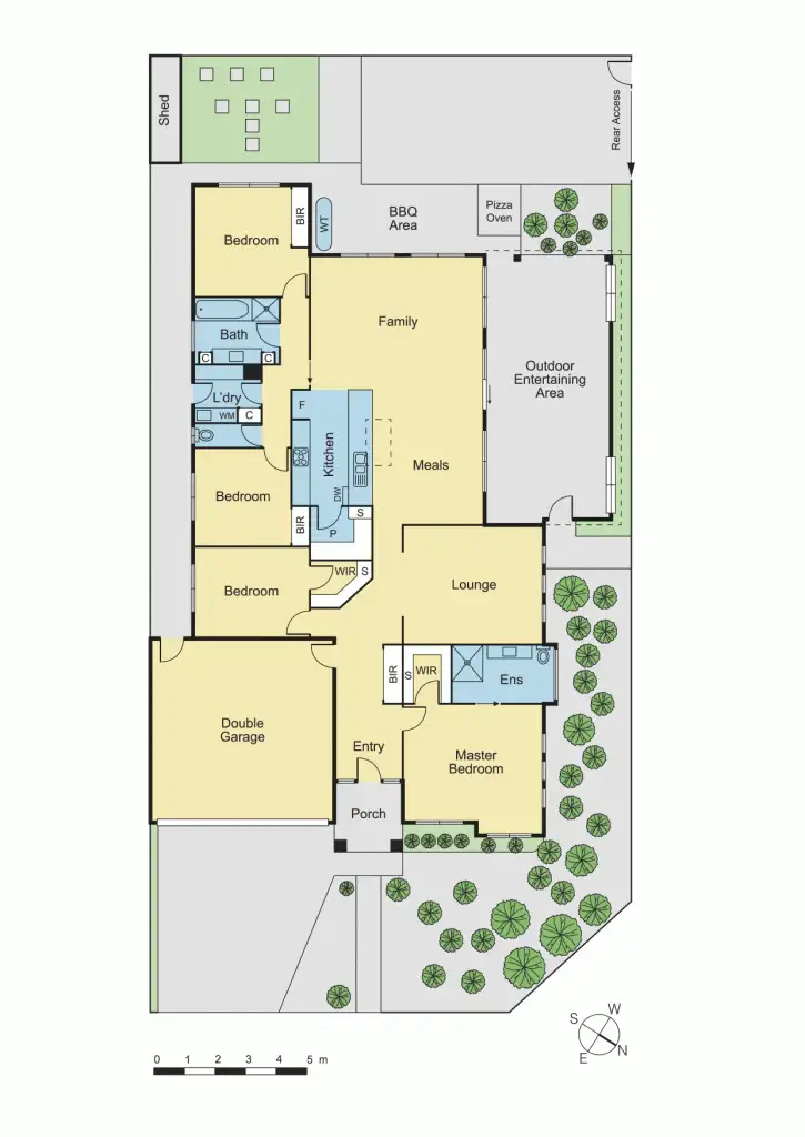 Floorplan of Homely house listing, 7 Coliban Drive, Mernda VIC 3754