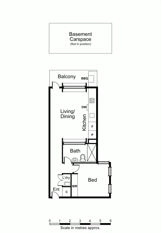 Floorplan of Homely apartment listing, 909/12-14 Claremont Street, South Yarra VIC 3141