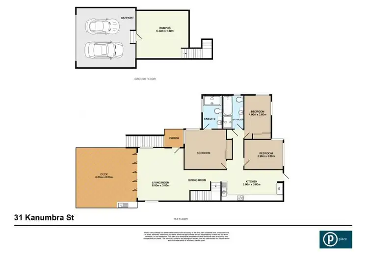 Floorplan of Homely house listing, 31 Kanumbra Street, Coorparoo QLD 4151