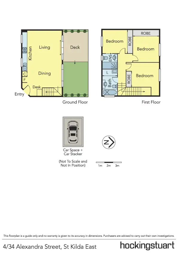 Floorplan of Homely townhouse listing, 4/34 Alexandra Street, St Kilda East VIC 3183