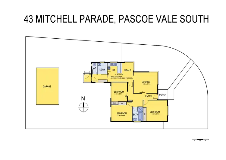 Floorplan of Homely house listing, 43 Mitchell Parade, Pascoe Vale South VIC 3044