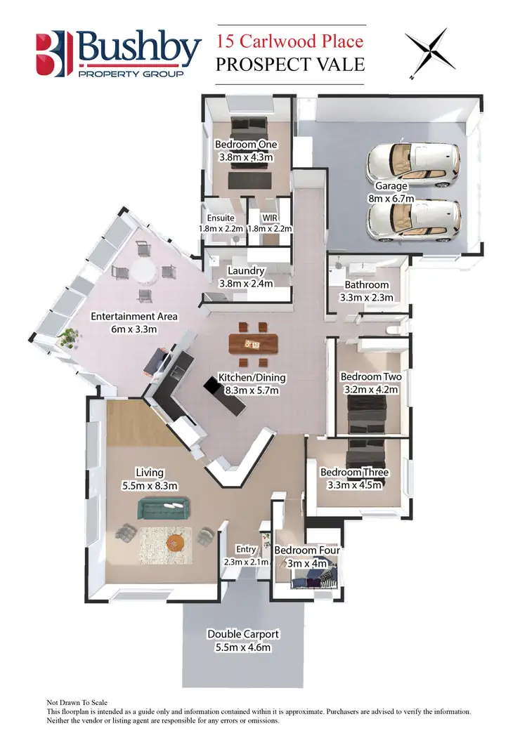 Floorplan of Homely house listing, 15 Carlwood Place, Prospect Vale TAS 7250