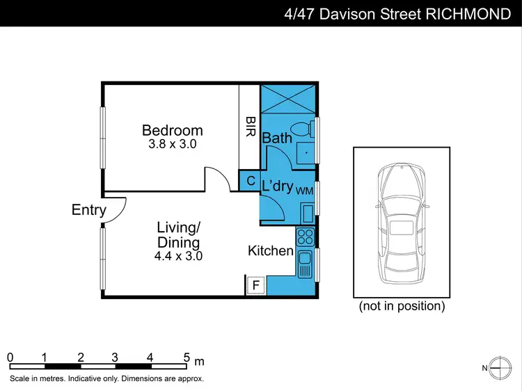 Floorplan of Homely apartment listing, 4/47 Davison Street, Richmond VIC 3121