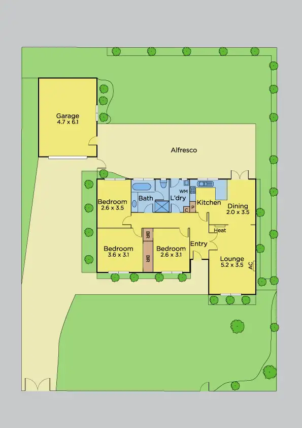 Floorplan of Homely house listing, 15 Terrigal Drive, Patterson Lakes VIC 3197