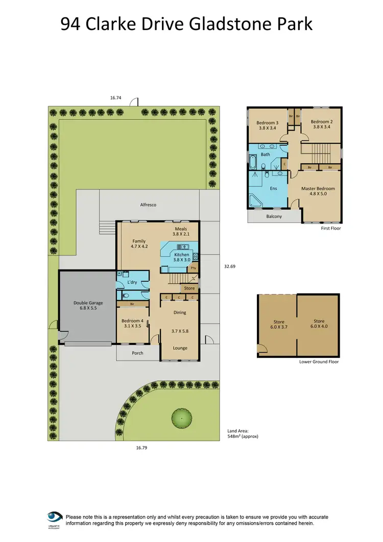 Floorplan of Homely house listing, 94 Clarke Drive, Gladstone Park VIC 3043