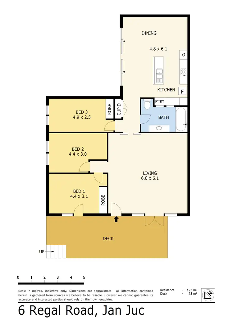 Floorplan of Homely house listing, 6 Regal Road, Jan Juc VIC 3228