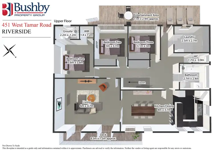 Floorplan of Homely house listing, 451 West Tamar Road, Riverside TAS 7250