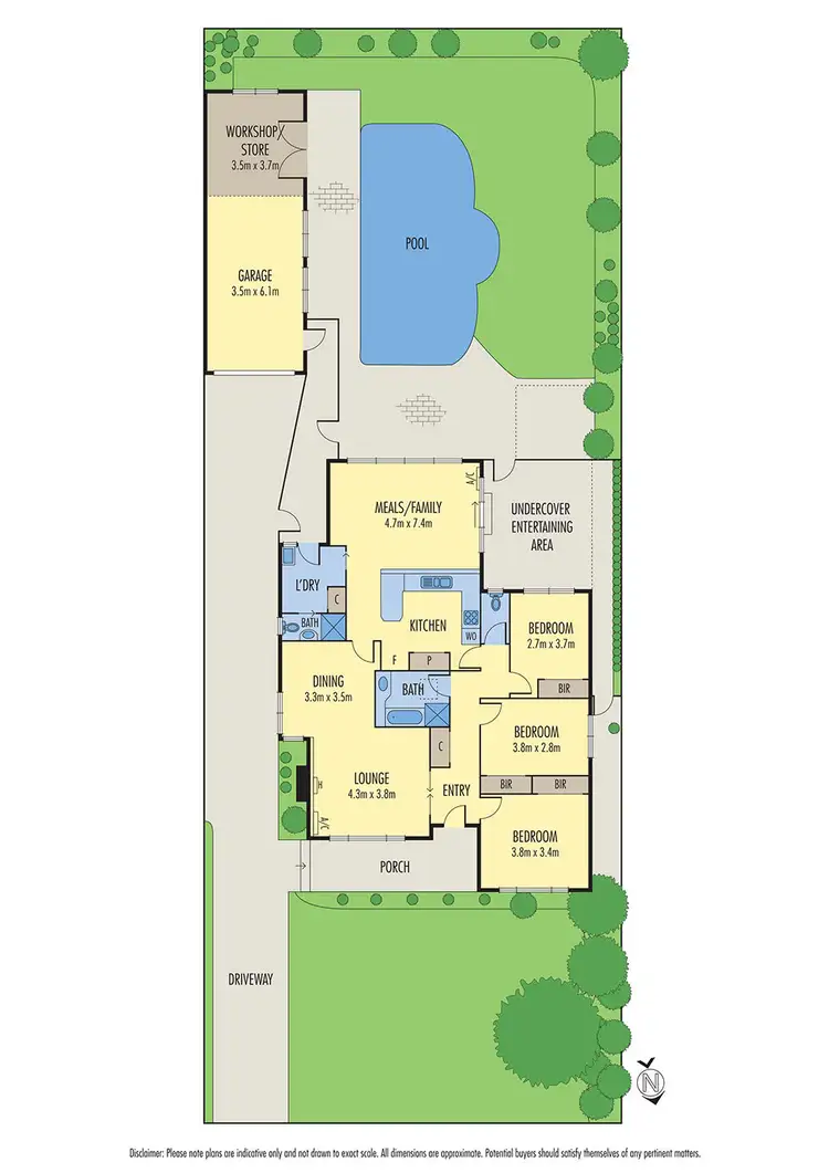 Floorplan of Homely house listing, 10 Holroyd Court, Blackburn South VIC 3130