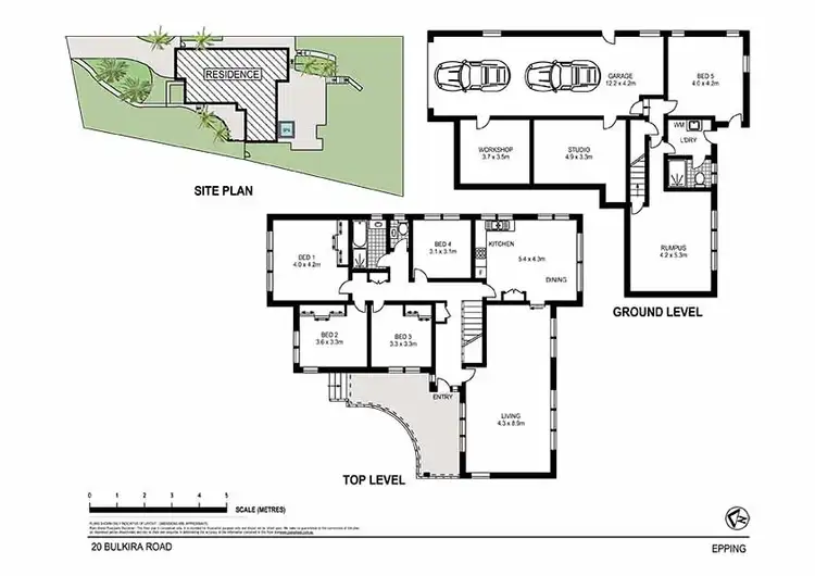 Floorplan of Homely house listing, 20 Bulkira Road, Epping NSW 2121