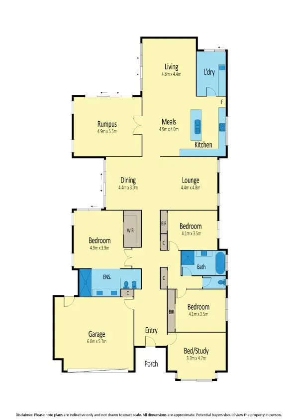 Floorplan of Homely house listing, 53 Pintail Crescent, Taylors Lakes VIC 3038