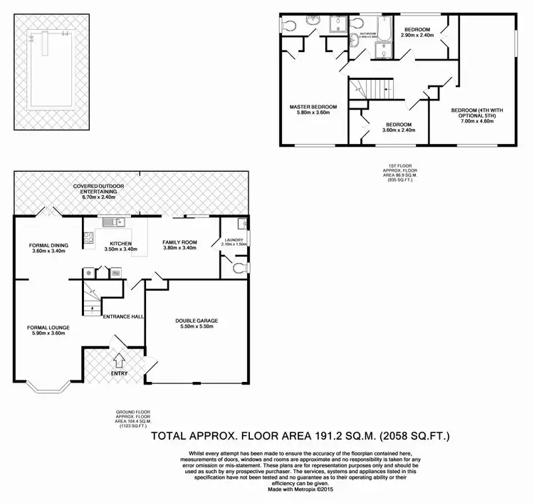Floorplan of Homely house listing, 77 Buena Vista Road, Winmalee NSW 2777