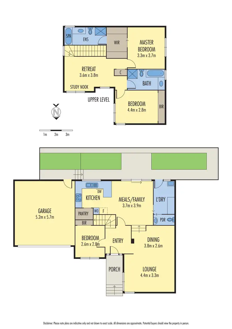Floorplan of Homely townhouse listing, 3/216 Templestowe Road, Templestowe Lower VIC 3107