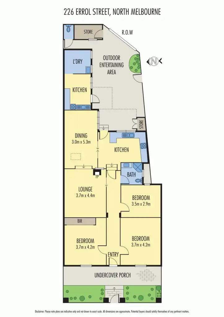 Floorplan of Homely house listing, 226 Errol Street, North Melbourne VIC 3051