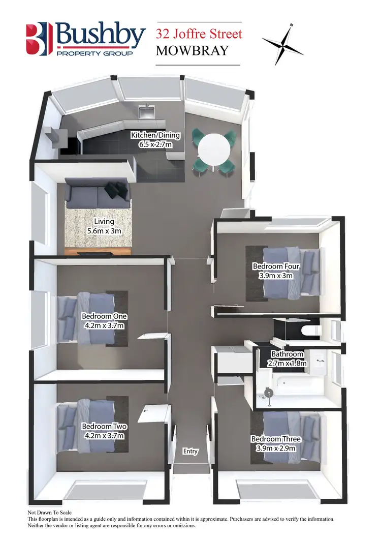 Floorplan of Homely house listing, 32 Joffre Street, Mowbray TAS 7248