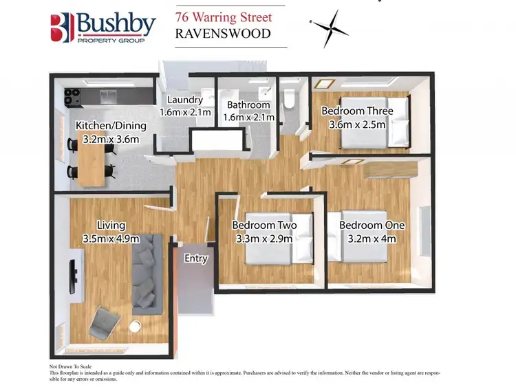 Floorplan of Homely house listing, 76 Warring Street, Ravenswood TAS 7250