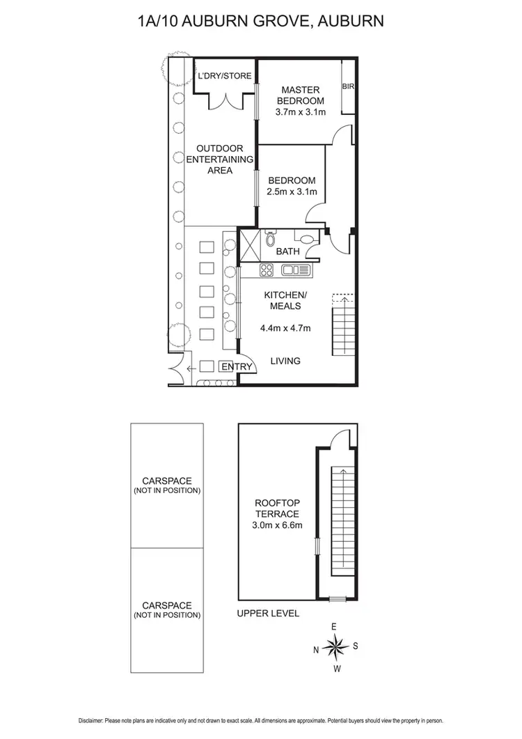 Floorplan of Homely apartment listing, 1A/10 Auburn Grove, Hawthorn East VIC 3123
