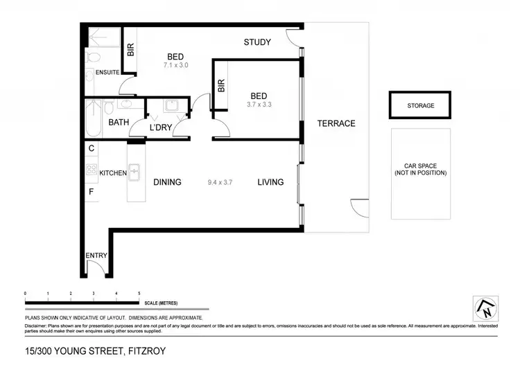 Floorplan of Homely apartment listing, 15/300 Young Street, Fitzroy VIC 3065