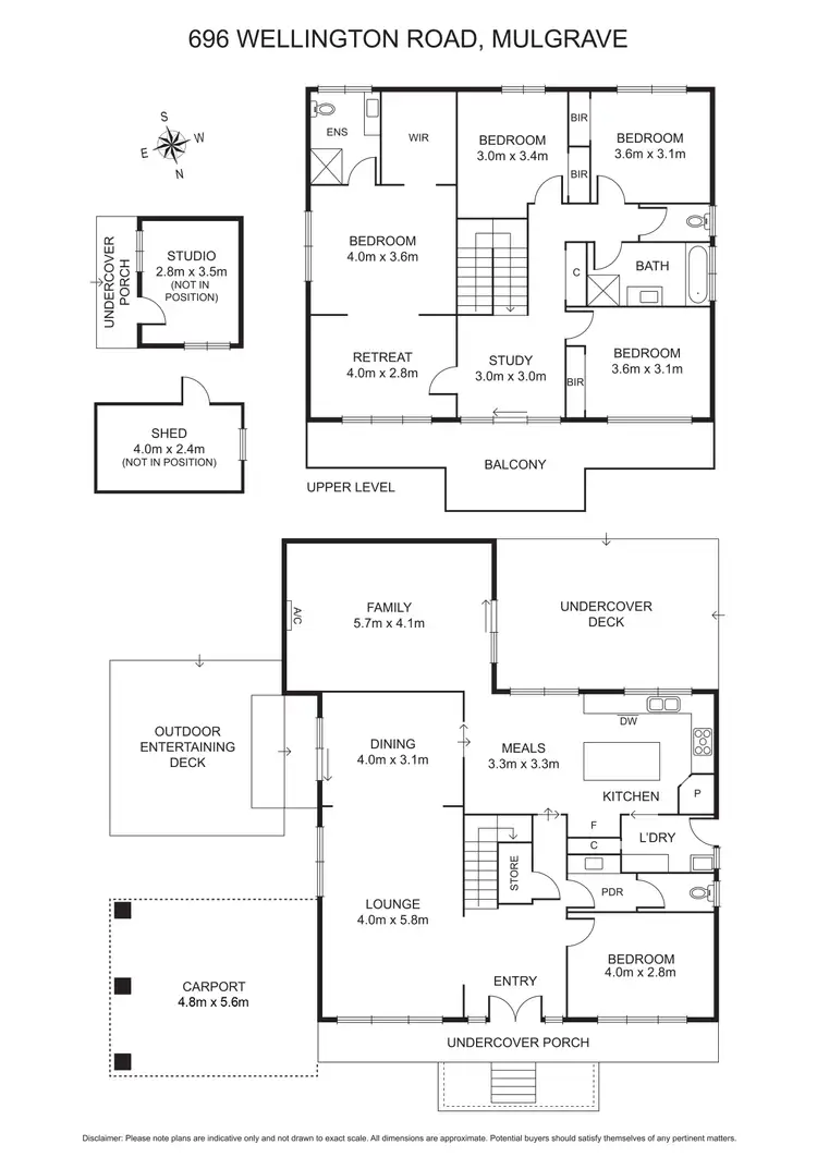 Floorplan of Homely house listing, 696 Wellington Road, Mulgrave VIC 3170