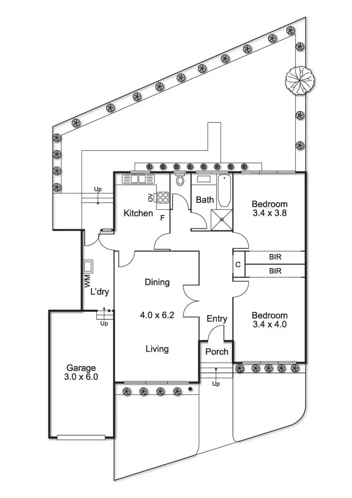 Floorplan of Homely unit listing, 11/27 Patterson Road, Bentleigh VIC 3204