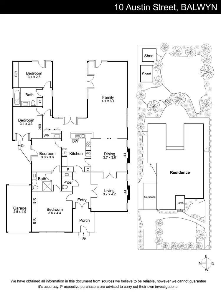 Floorplan of Homely house listing, 10 Austin Street, Balwyn VIC 3103