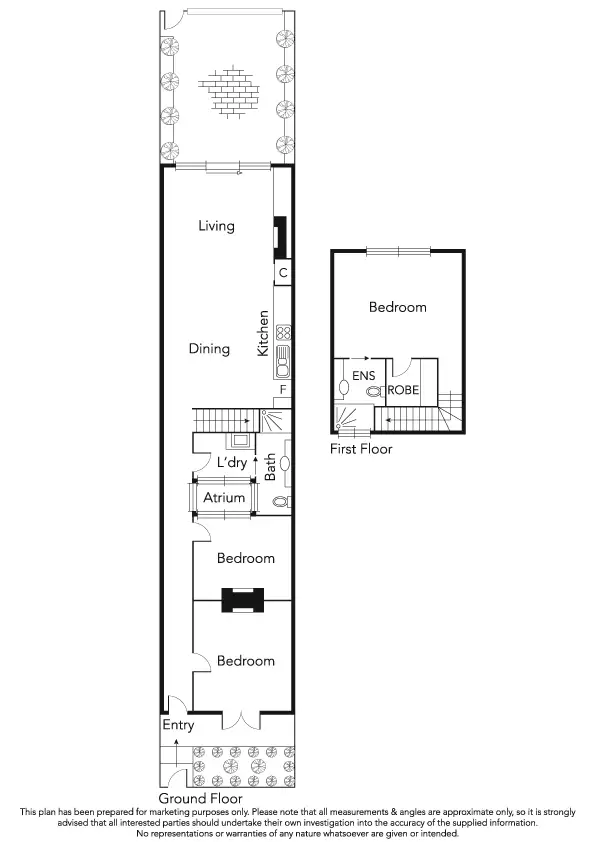 Floorplan of Homely house listing, 56 Danks Street, Albert Park VIC 3206