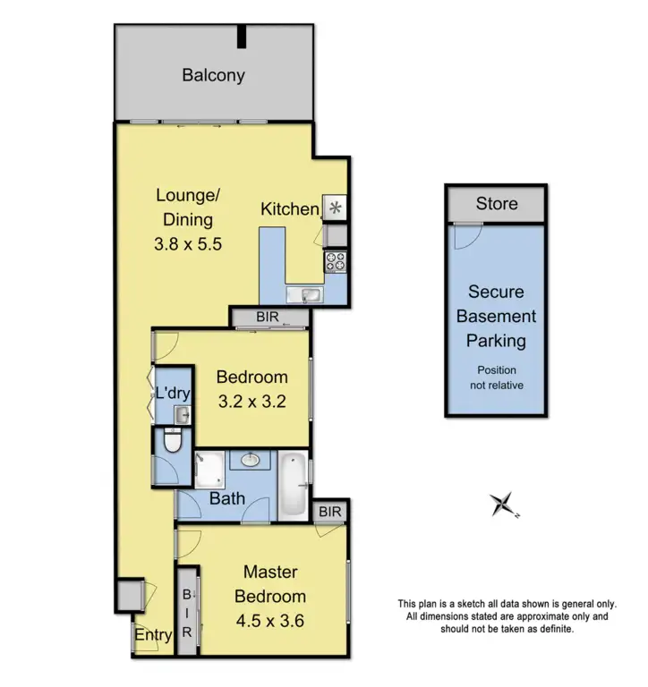 Floorplan of Homely apartment listing, 9/25 King Street, Bayswater VIC 3153