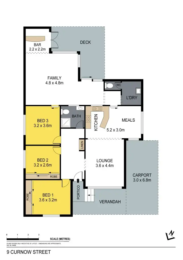 Floorplan of Homely house listing, 9 Curnow Street, Golden Square VIC 3555