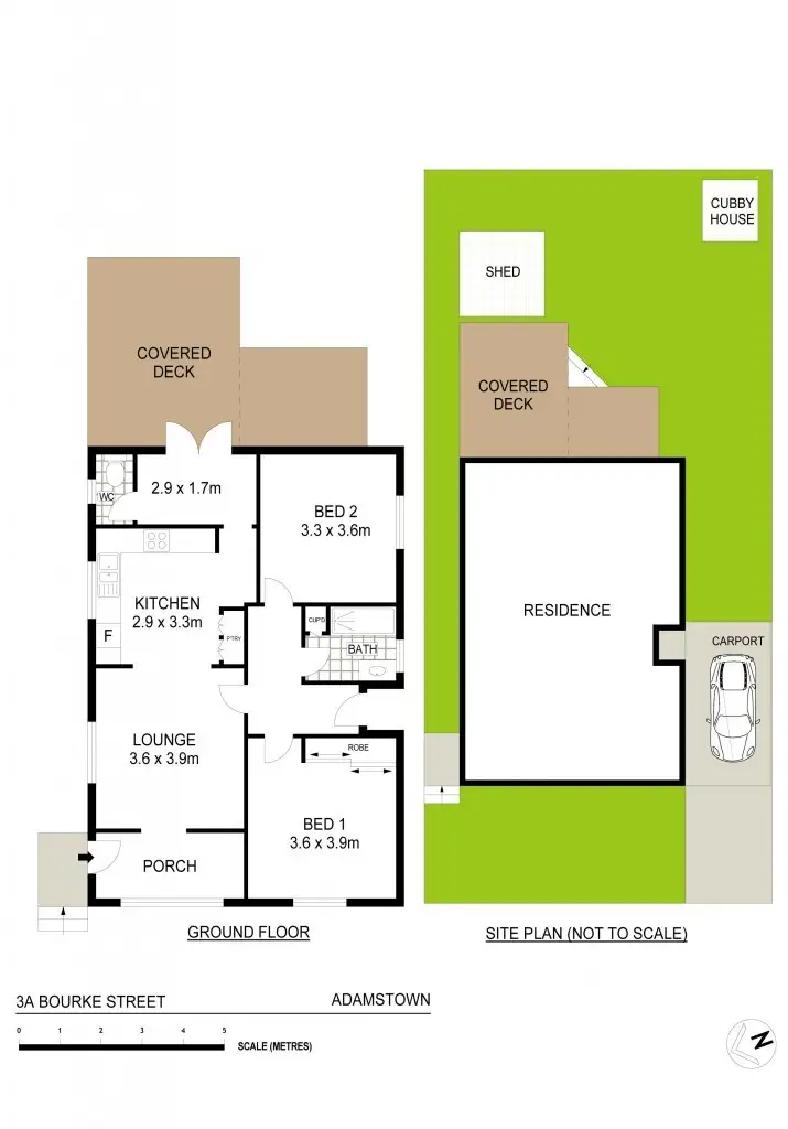 Floorplan of Homely house listing, 3a Bourke Street, Adamstown NSW 2289