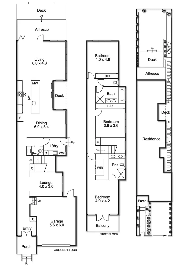 Floorplan of Homely townhouse listing, 69B Latham Street, Bentleigh East VIC 3165