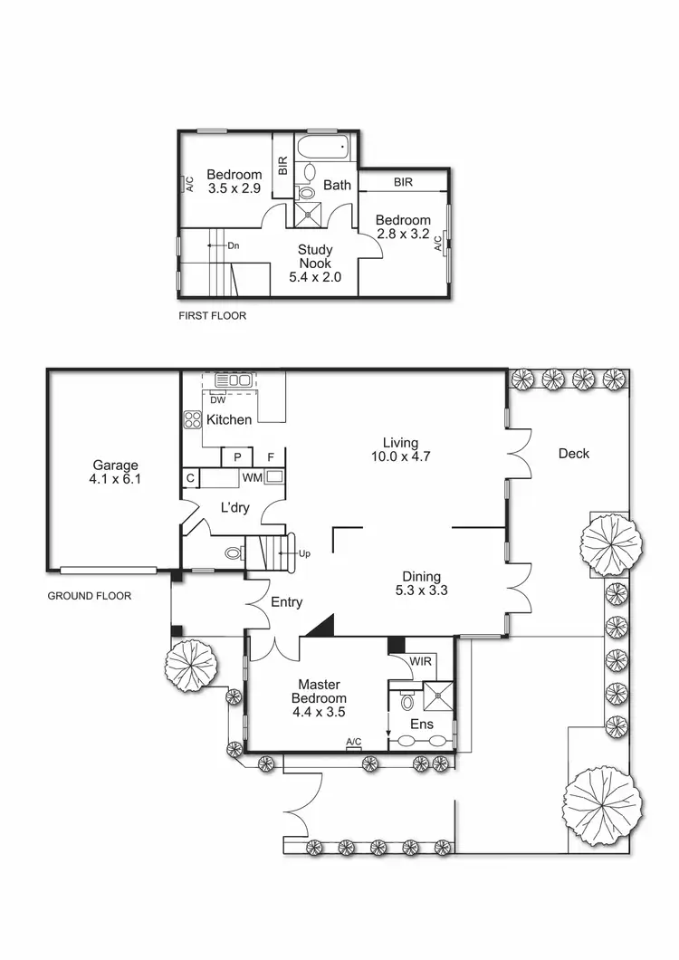 Floorplan of Homely townhouse listing, 4A Romney Close, Moorabbin VIC 3189