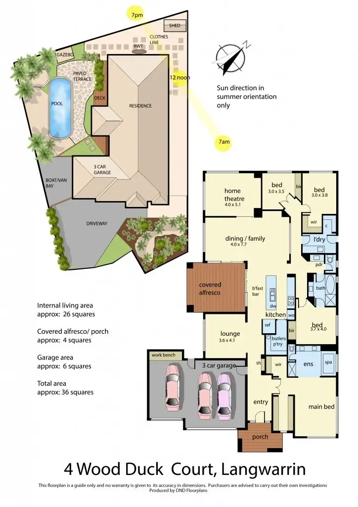 Floorplan of Homely house listing, 4 Wood Duck Court, Langwarrin VIC 3910