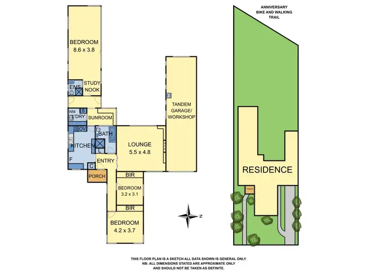 Floorplan of Homely house listing, 96 Ashburn Grove, Ashburton VIC 3147