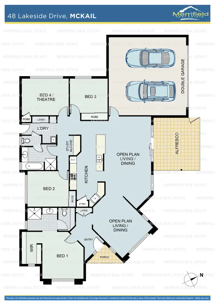 Floorplan of Homely house listing, 48 Lakeside Drive, Mckail WA 6330