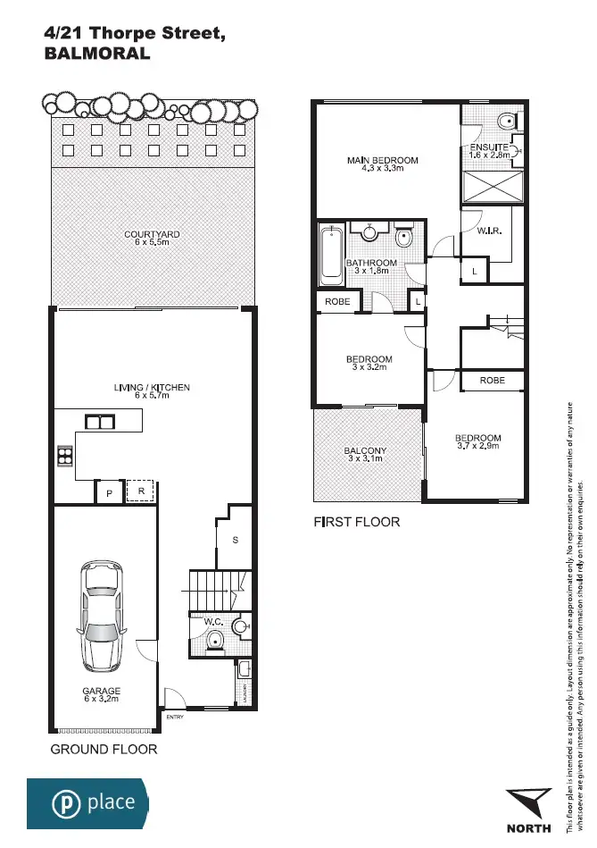 Floorplan of Homely unit listing, 4/21 Thorpe Street, Balmoral QLD 4171