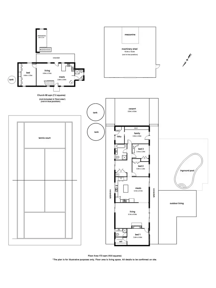 Floorplan of Homely house listing, 12 Oxford Downs Road, Macclesfield VIC 3782