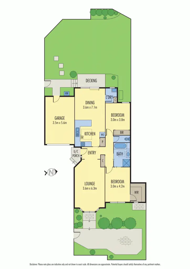 Floorplan of Homely unit listing, 1/413 Church Road, Templestowe VIC 3106
