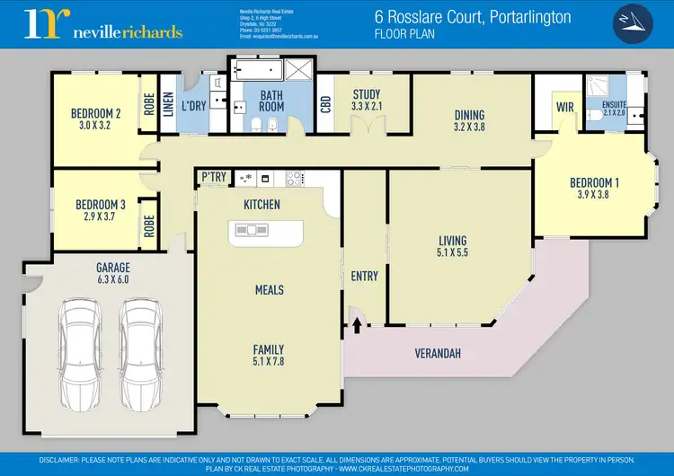 Floorplan of Homely house listing, 6 Rosslare Court, Portarlington VIC 3223