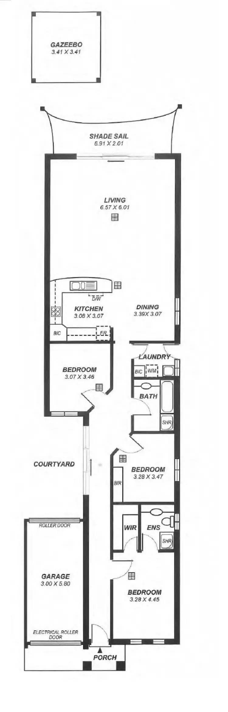 Floorplan of Homely house listing, 40A Hambledon Road, Campbelltown SA 5074