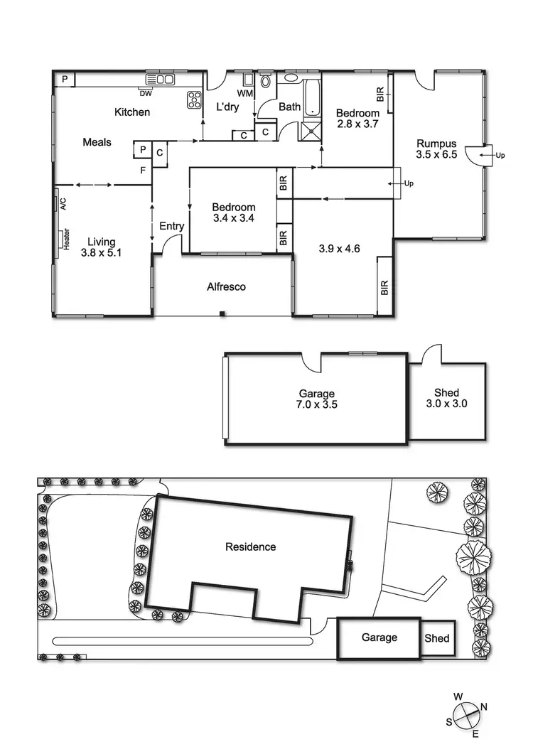 Floorplan of Homely house listing, 15 Leonie Avenue, Bentleigh East VIC 3165