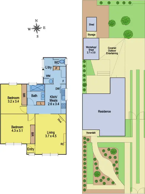Floorplan of Homely house listing, 14 Pattison Avenue, North Geelong VIC 3215