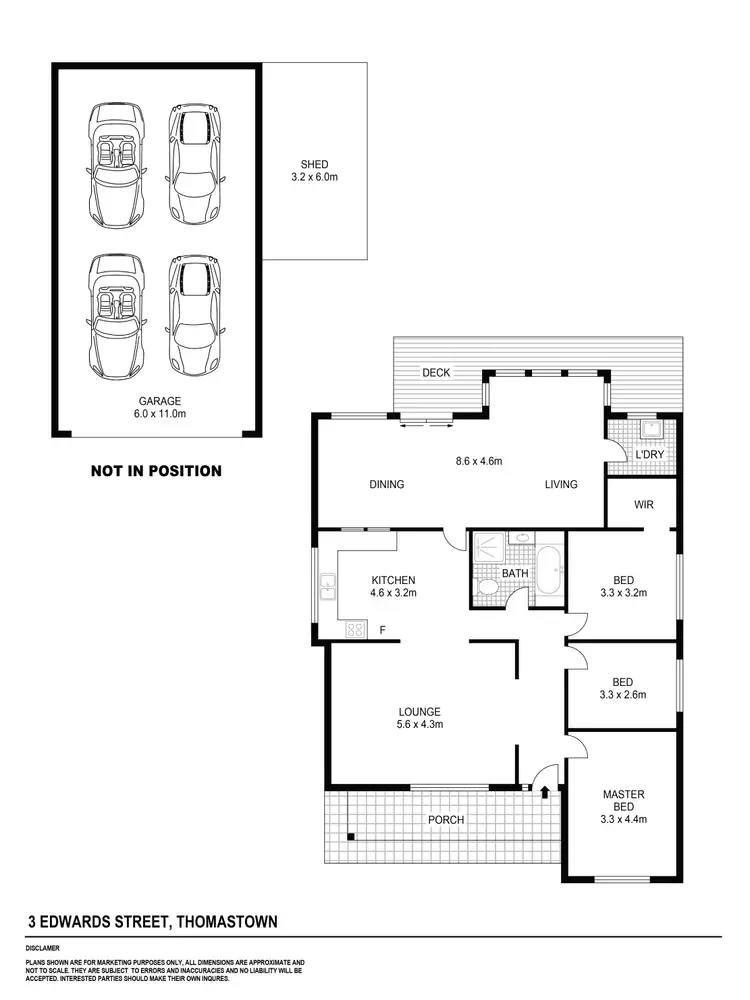 Floorplan of Homely house listing, 3 Edwards Street, Thomastown VIC 3074
