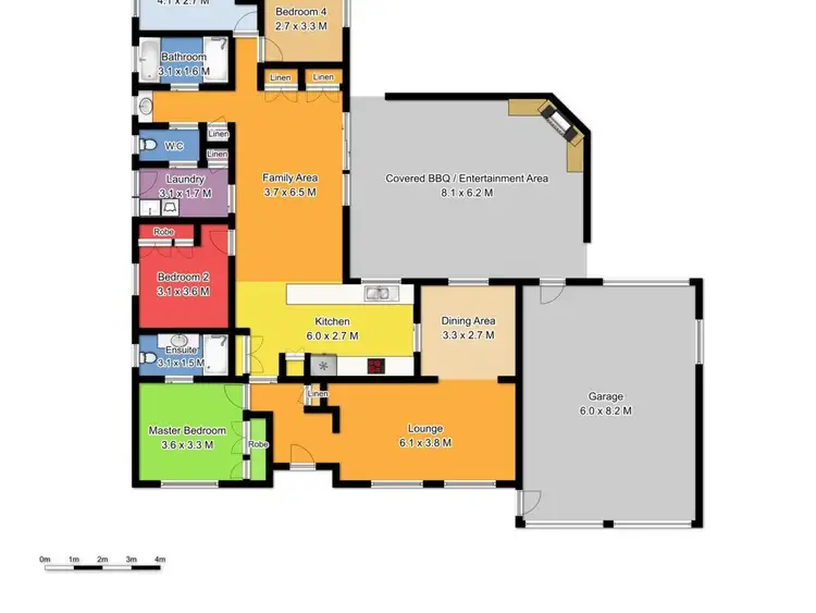 Floorplan of Homely house listing, 6 Farrelly Place, Bomaderry NSW 2541