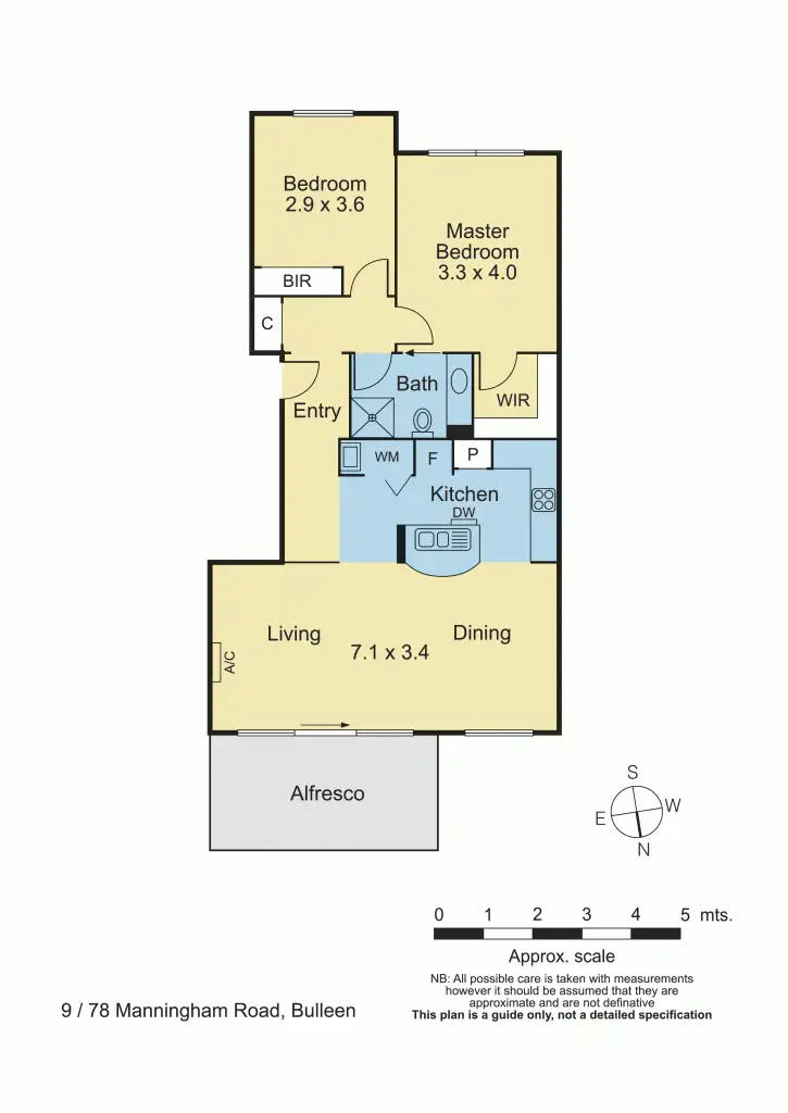 Floorplan of Homely apartment listing, 9/78 Manningham Road, Bulleen VIC 3105