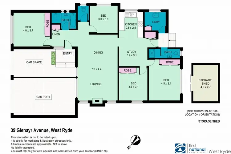 Floorplan of Homely house listing, 39 Glenayr Avenue, West Ryde NSW 2114